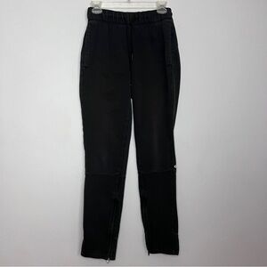 Adidas Black Performance Sweatpants Size Small Women’s Elastic and Drawstring